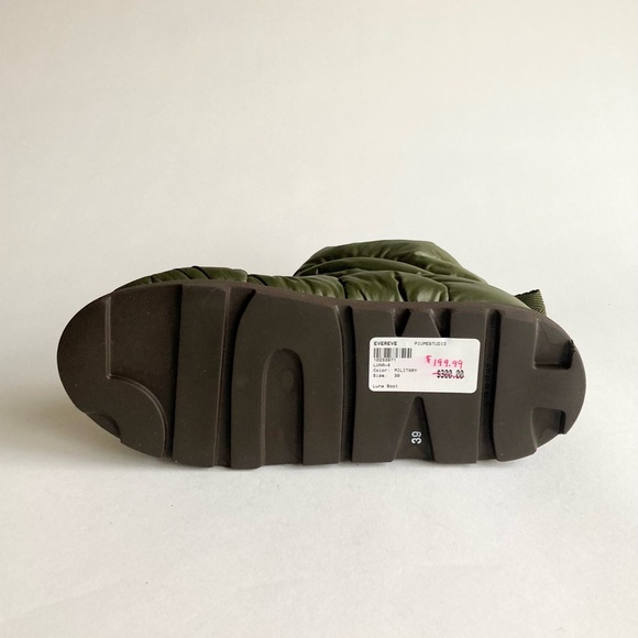 New Piumestudio Luna Military Pillow Puffy Slip On Booties Size EUR 39, US 8.5 - Picture 15 of 15